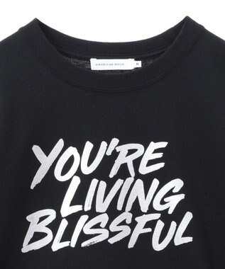 AMERICAN HOLIC 箔プリントＴシャツ Black