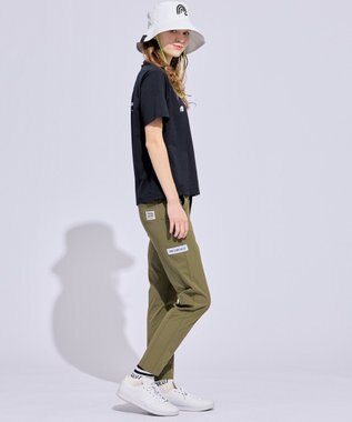 PW CIRCULUS 【WOMEN】サイドパンチング テーパードパンツ ゴルフウェア レディース