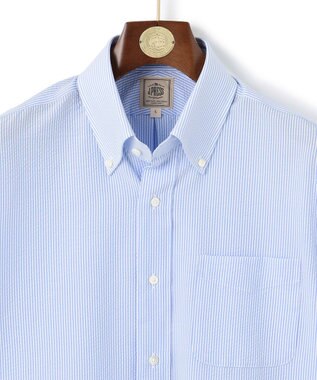 J.PRESS MEN 過酷な夏を乗り切るマストな1着！【 高通気性 / 軽量 / ノンアイロン / 撥水】【BEAT HEAT SYSTEM】半袖シャツ / B.D. サックスブルー系1