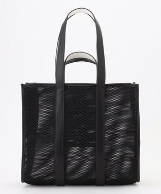 ICB 【CLASSY.掲載・30th ANNIVERSARY】メッシュBOXトート ブラック