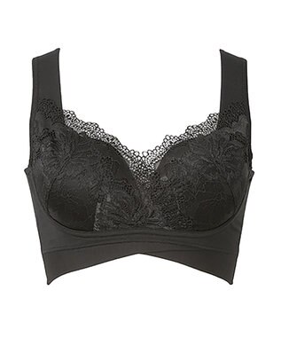 BRADELIS New York 【BRADELIS NewYork peace】ハートのキャッチャーカップで格上げフィットブラ23 ノンワイヤーでラクなのにしっかり美胸シルエット