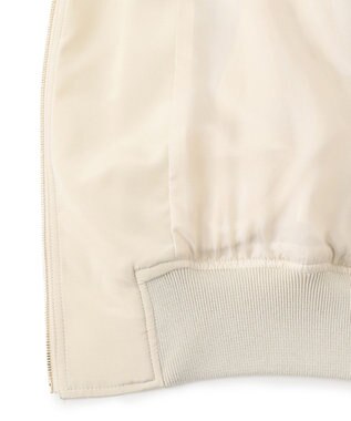 BEIGE， PEONY / スタジアムジャンパー Ecru x Ecru