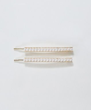 Phoebe <オンワード限定セット>2setプチパールヘアピン×ワンポイントパールピアス ホワイト