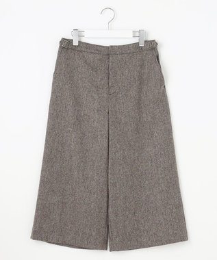 J.PRESS LADIES S 【WEB限定カラーあり】ツイードツイル キュロット パンツ ブラウン系