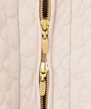 TOCCA LAURA キルティングロングコート ベージュ系