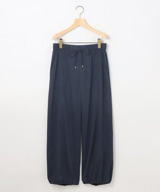 組曲 L ポリエステルレーヨンツイル パンツ ネイビー系