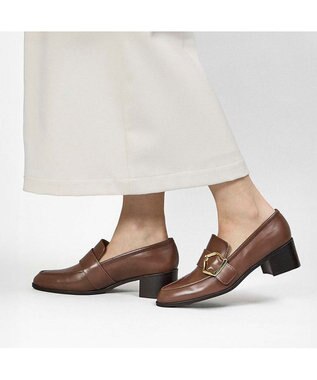 MODE ET JACOMO <MODE ET JACOMO>バックルヒールローファー ダークブラウン