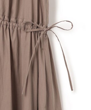 23区 【先行予約】シルキーライトクロス フレアワンピース モカ系