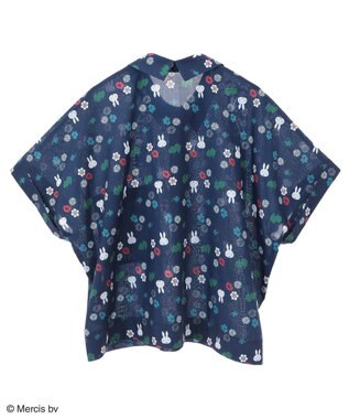 Green Parks ｍｉｆｆｙ／総柄プリントシャツ Navy