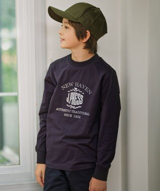 J.PRESS KIDS 【110-130cm】フロントロゴ カットソー ネイビー系