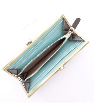 A.D.M.J. 【牛革】アールデコガマグチウォレット GRIGIO