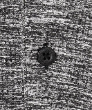 JOSEPH ABBOUD MOUNTAIN 【ゆったりシルエット】ランダムスラブリップ アウトドアポロシャツ グレー系