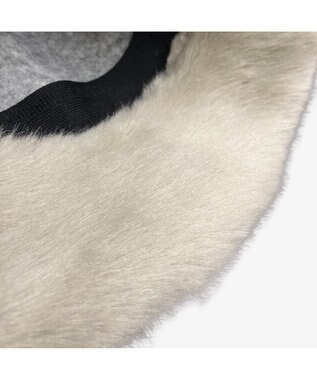 林八百吉商店 un chapeau ファー付きセーラー グレー