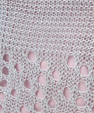 Green Parks ・ＱＵＯＮ　マクラメメタルトート Silver