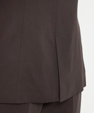 uncrave テンセルライトリネン ジレブラウス ブラウングレー