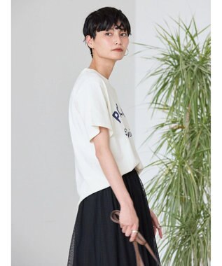 AMERICAN HOLIC ＰＯＲＴＬＡＮＤロゴカットプルオーバー Off White