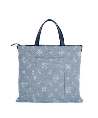 IBIZA アスール　ロゴデニム　2WAYバッグ 水色