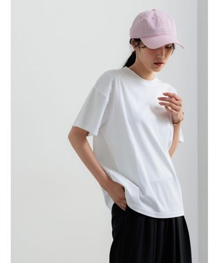 Te chichi 【遮熱/調温】ビッグTシャツ オフホワイト