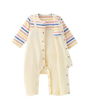 MIKI HOUSE HOT BISCUITS カバーオール＆ローカットソックスギフトセット【BOX付き】 マルチカラー