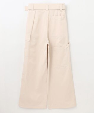 GRACE CONTINENTAL アシンメトリーワークパンツ ベージュ
