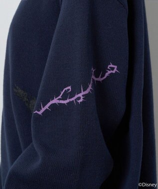 earth music&ecology Ｖｉｌｌａｉｎｓ　マレフィセント／ニットカーディガン Navy