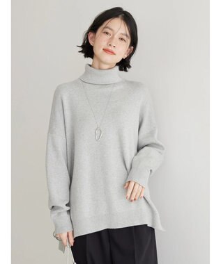 AMERICAN HOLIC バイパチタートルネックニットプルオーバー Light Gray Mixture