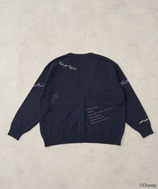 earth music&ecology Ｖｉｌｌａｉｎｓ　マレフィセント／ニットカーディガン Navy