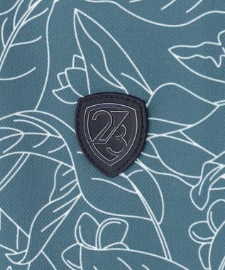 23区GOLF 【MEN】遮熱エイトムーブ リーフポロシャツ ダルブルー系5