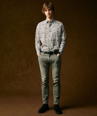 JOSEPH ABBOUD 【英国リバティ社・纏うアート・柄で魅せる】リバティプリント シャツ　25AW ホワイト系5