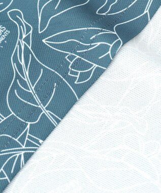 23区GOLF 【MEN】遮熱エイトムーブ リーフポロシャツ ダルブルー系5