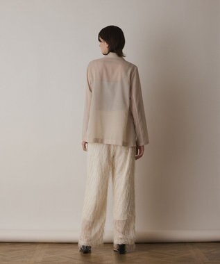 GRACE CONTINENTAL シアーテーラードジャケット ベージュ