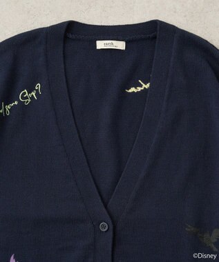 earth music&ecology Ｖｉｌｌａｉｎｓ　マレフィセント／ニットカーディガン Navy