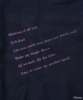 earth music&ecology Ｖｉｌｌａｉｎｓ　マレフィセント／ニットカーディガン Navy