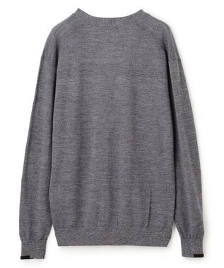 JOSEPH HOMME ウォッシャブルメリノ　Vネックカーディガン ライトグレー系