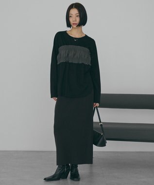 AMERICAN HOLIC ビスチェレイヤードプルオーバー Charcoal Gray