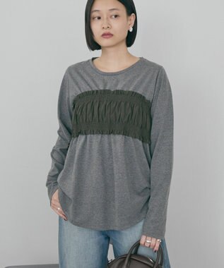 AMERICAN HOLIC ビスチェレイヤードプルオーバー Khaki