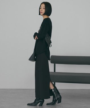 AMERICAN HOLIC ビスチェレイヤードプルオーバー Charcoal Gray