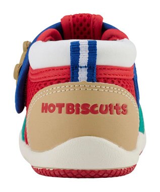 MIKI HOUSE HOT BISCUITS 【13-16cm】 ダブルラッセル ウォーターベビーサンダル 赤×紺