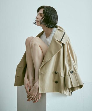 FORFORMO Deformation Wide Trench Coat デフォメーションワイドトレンチコート ベージュ