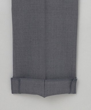 GOTAIRIKU ロングセラー【洗える/折り目加工/シワになりにくい/ウエストアジャスター】ウォッシャブル サマーウール100％パンツ_定番色(ノータック)25年モデル ライトグレー系