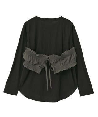 AMERICAN HOLIC ビスチェレイヤードプルオーバー Charcoal Gray