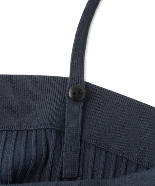 23区 【洗える】ヴィスコースストレッチ ニット ビスチェ グレイッシュブルー系