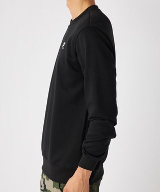 FILA GOLF／marie claire 【FILA GOLF】ベーシックロングスリーブスウェット ブラック