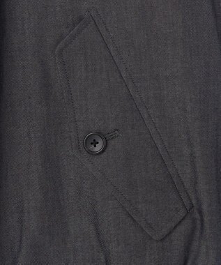 J.PRESS MEN ボンディングデニム ゴルフジャケット ネイビー系