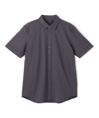 JOSEPH HOMME 【WEB・一部店舗限定】 ドライサッカーストレッチ　半袖レギュラーカラーシャツ グレー系