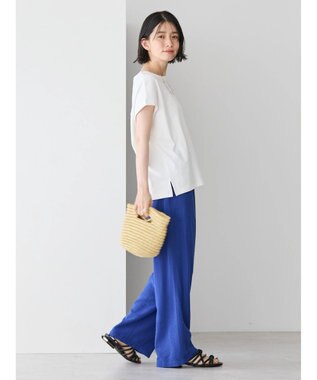 AMERICAN HOLIC バックボタンフレンチスリーブプルオーバー Off White