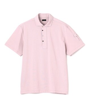 JOSEPH HOMME 【接触冷感】アイスコットンカノコ　ポロ ローズ系
