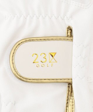 23区GOLF 【WOMEN】両手用 グローブ ホワイト系
