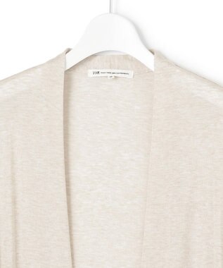 23区 【UVケア/接触冷感】マルチ機能 シアー ロング カーディガン ベージュ系