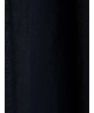 CRAFT STANDARD BOUTIQUE インド綿バンドカラーワンピース Navy